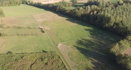 Les prés de l'élevage de Kassy